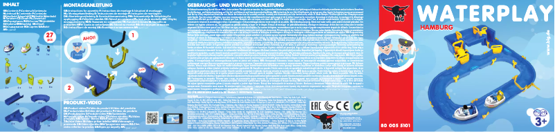 Page 1 de la notice Manuel utilisateur BIG Waterplay Hamburg