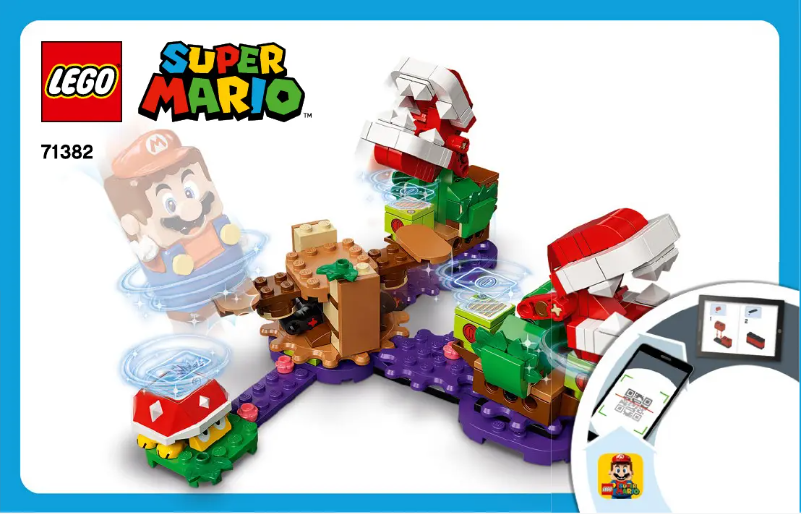 Page 1 of the manual Visual Instructions Lego Super Mario 71382