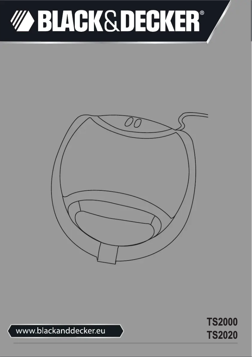 Page 1 de la notice Manuel utilisateur Black & Decker TS2000