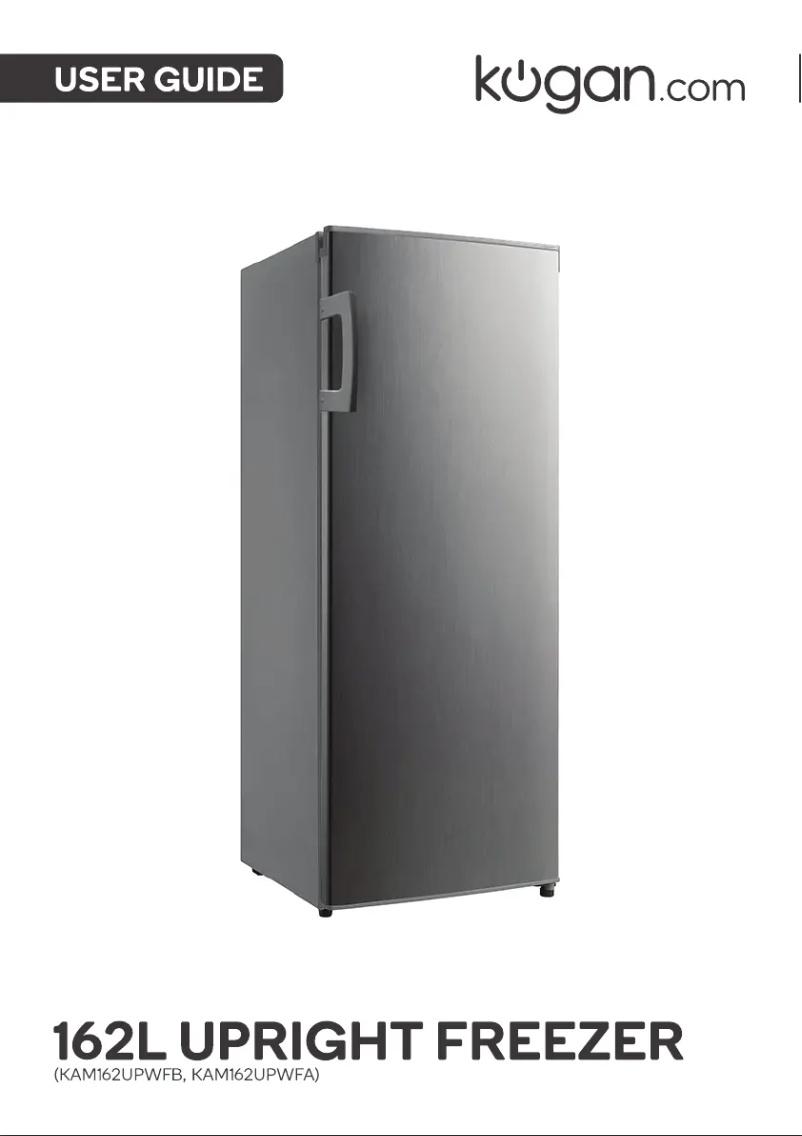 Image de la première page du manuel de l'appareil KAM162UPWFA