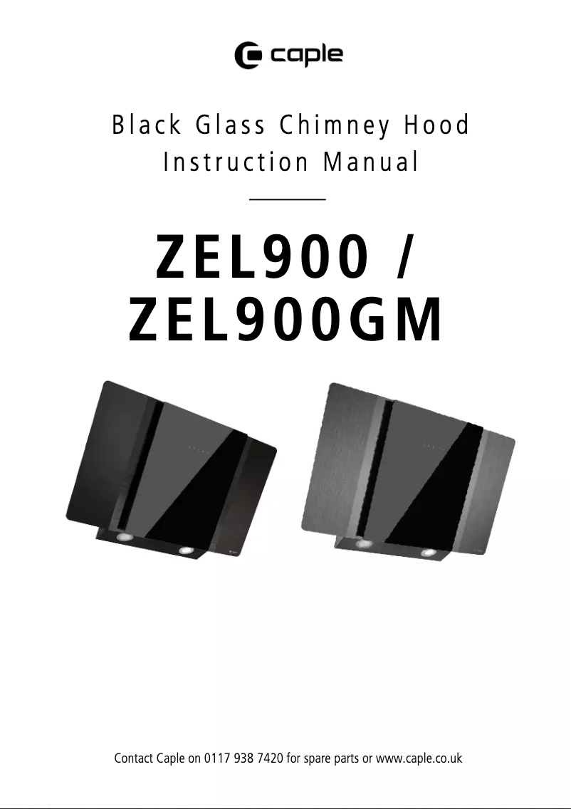 Image de la première page du manuel de l'appareil ZEL900GM