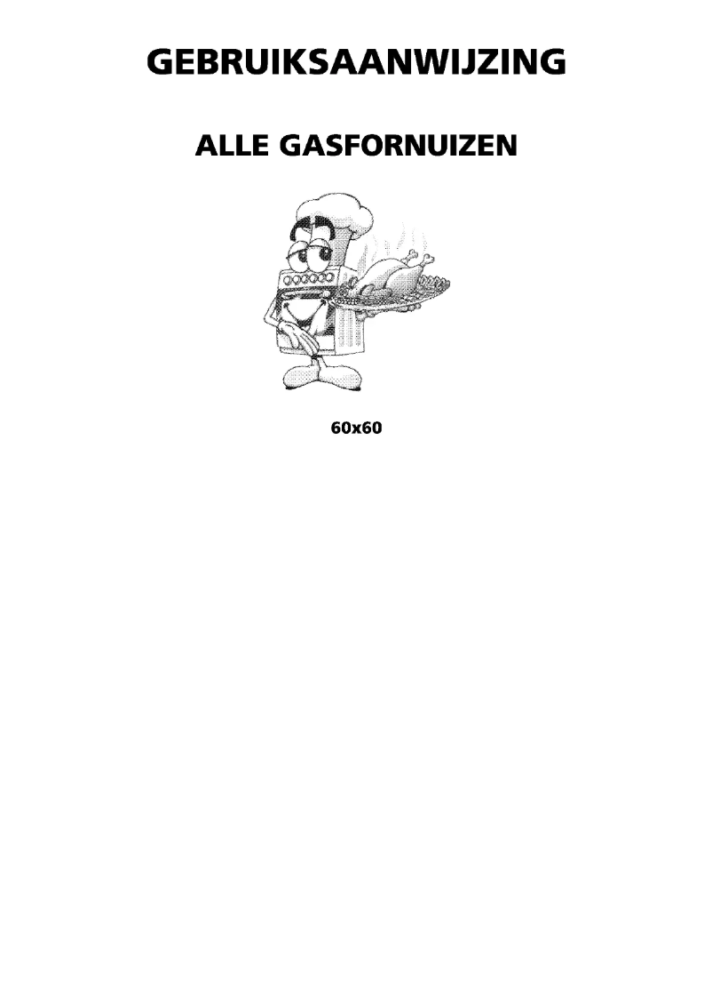 Page 1 de la notice Manuel utilisateur Beko CG61000