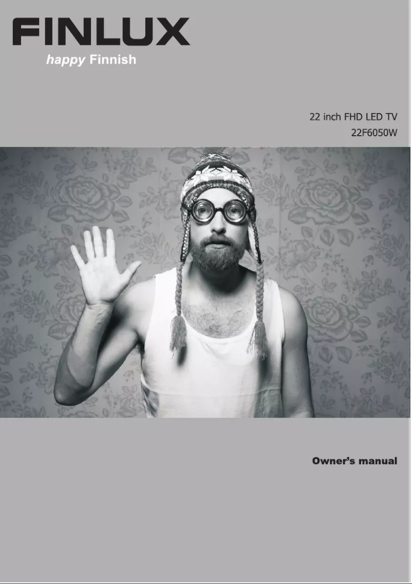 Page 1 de la notice Manuel utilisateur Finlux 22F6050W