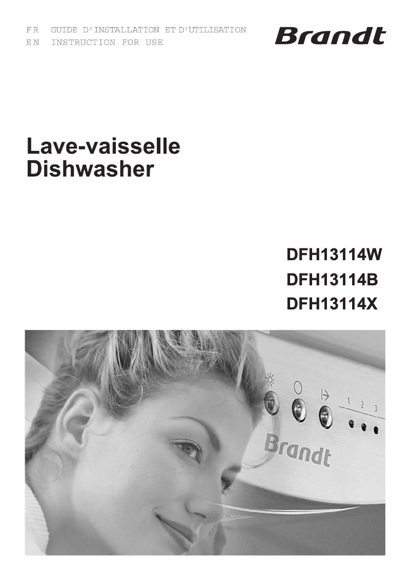 Page n°1 - Manuel utilisateur Brandt DFH13114B