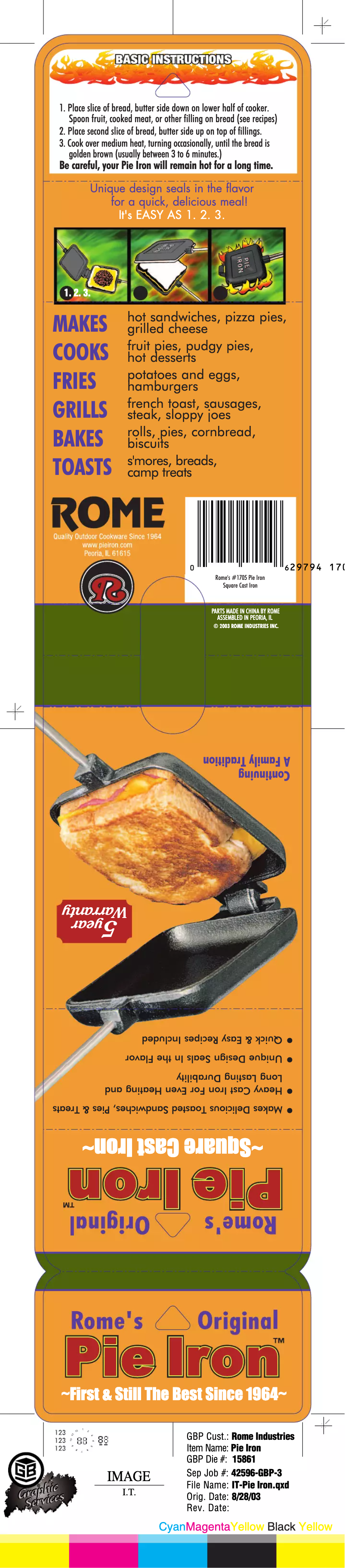 Página 1 del manual Manual de usuario Rome 1705