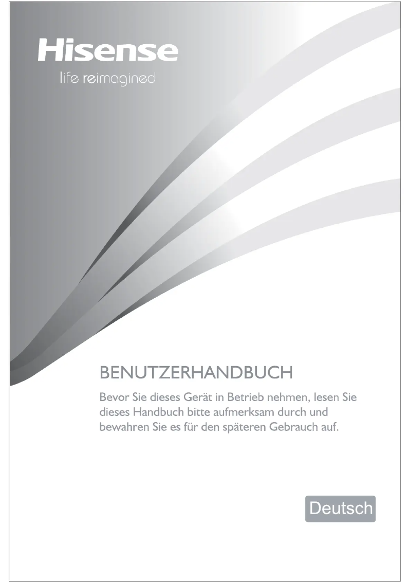 Page 1 de la notice Manuel utilisateur Hisense KT 130 VR A++