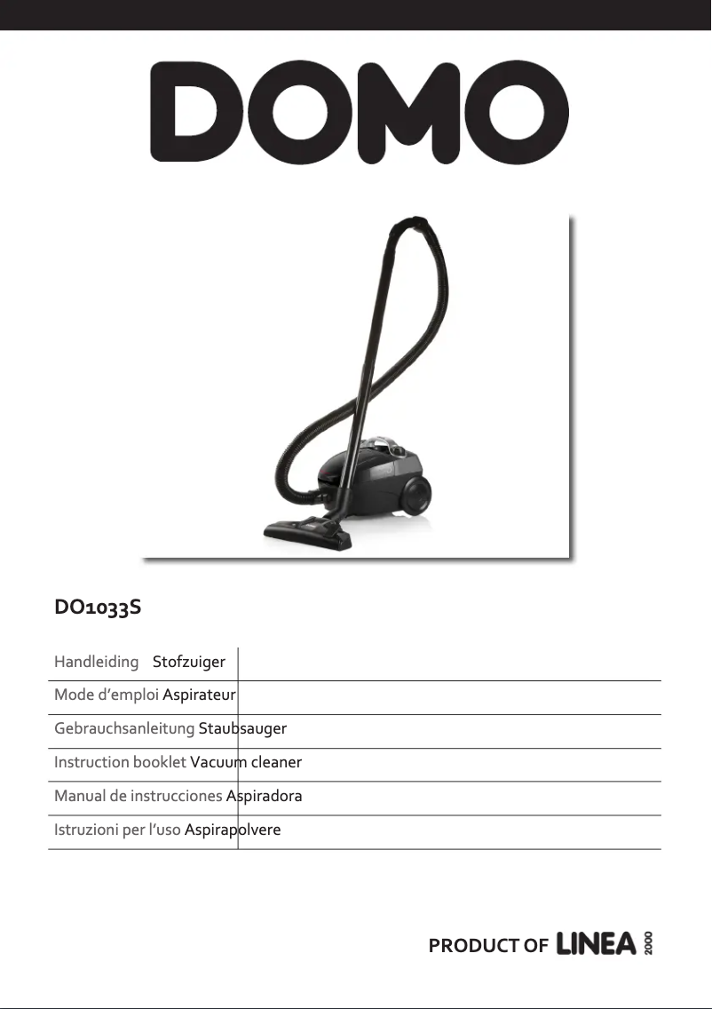 Image de la première page du manuel de l'appareil DO1033S