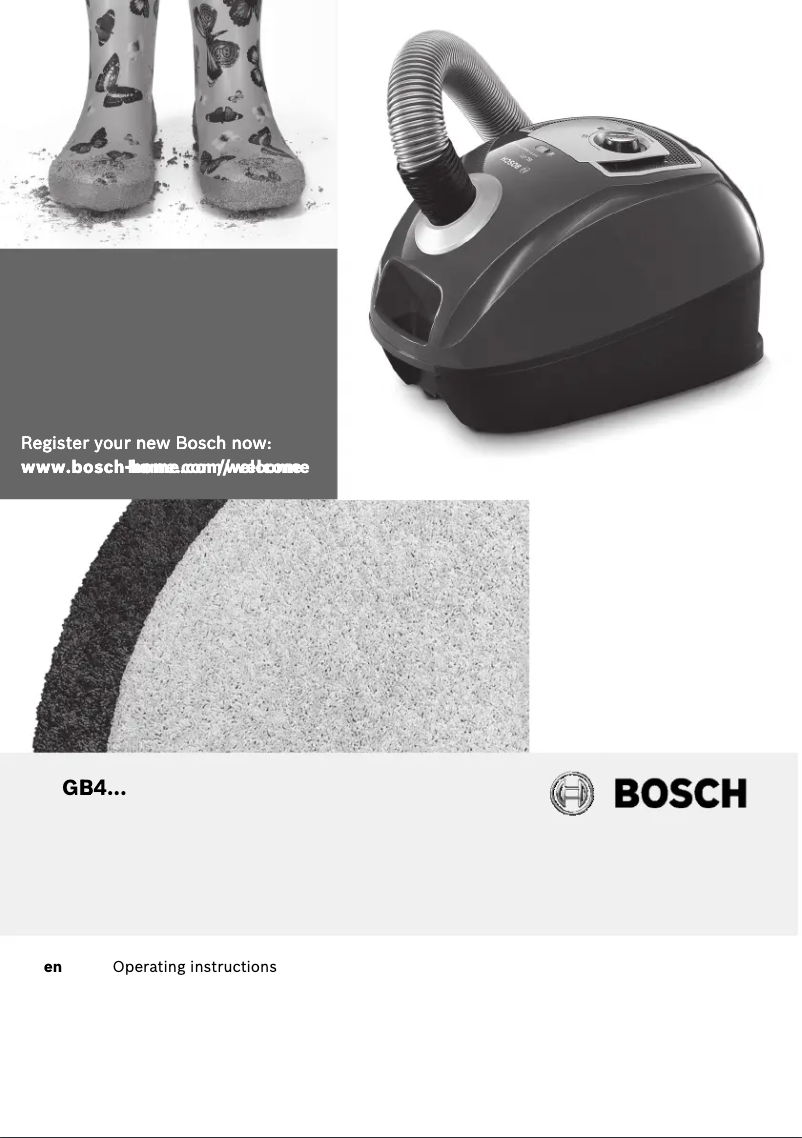 Page 1 de la notice Manuel utilisateur Bosch BGL4ALLGB