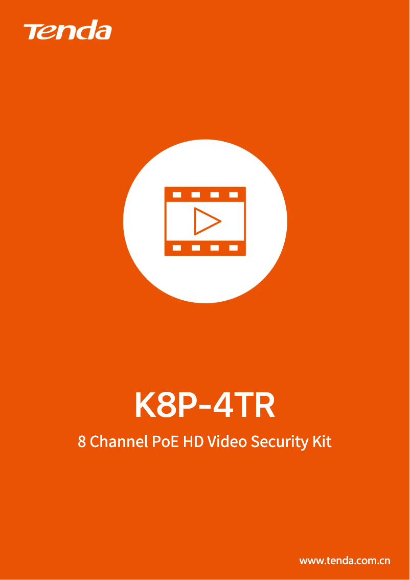 Image de la première page du manuel de l'appareil K8P-4TR