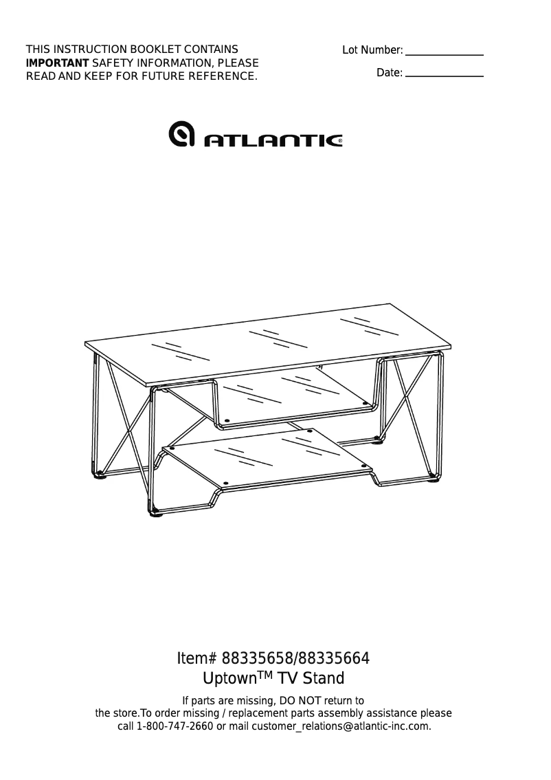 Image de la première page du manuel de l'appareil Uptown
