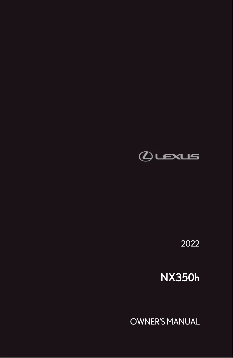 Image de la première page du manuel de l'appareil NX 300h (2022)