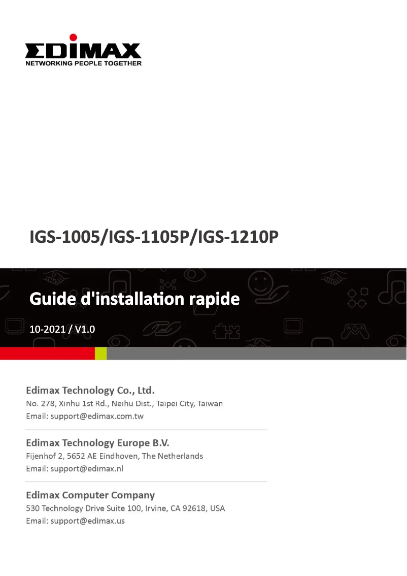 Image de la première page du manuel de l'appareil IGS-1005