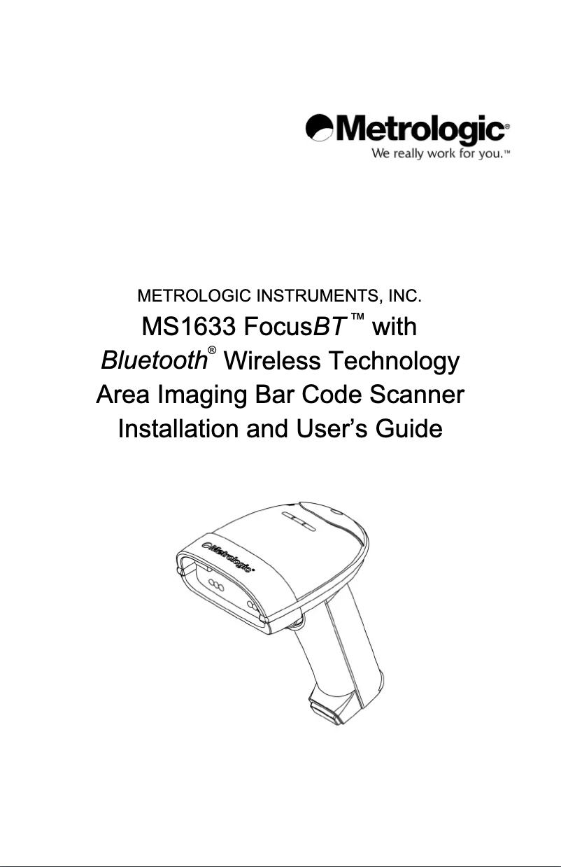 Página 1 del manual Manual de usuario Honeywell FocusBT 1633