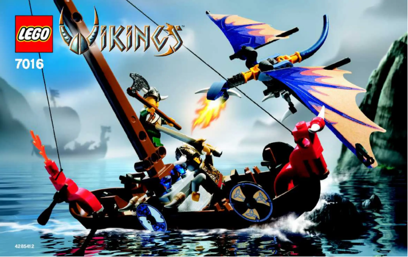 Page n°1 - Manuel utilisateur Lego Vikings 7016