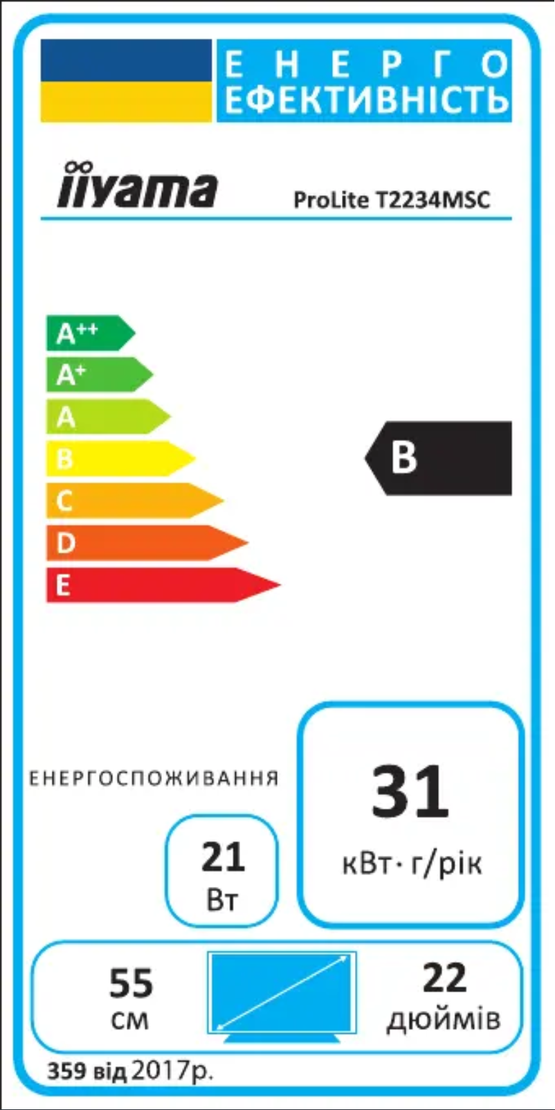 Image de la première page du manuel de l'appareil ProLite T2234MSC-B5X