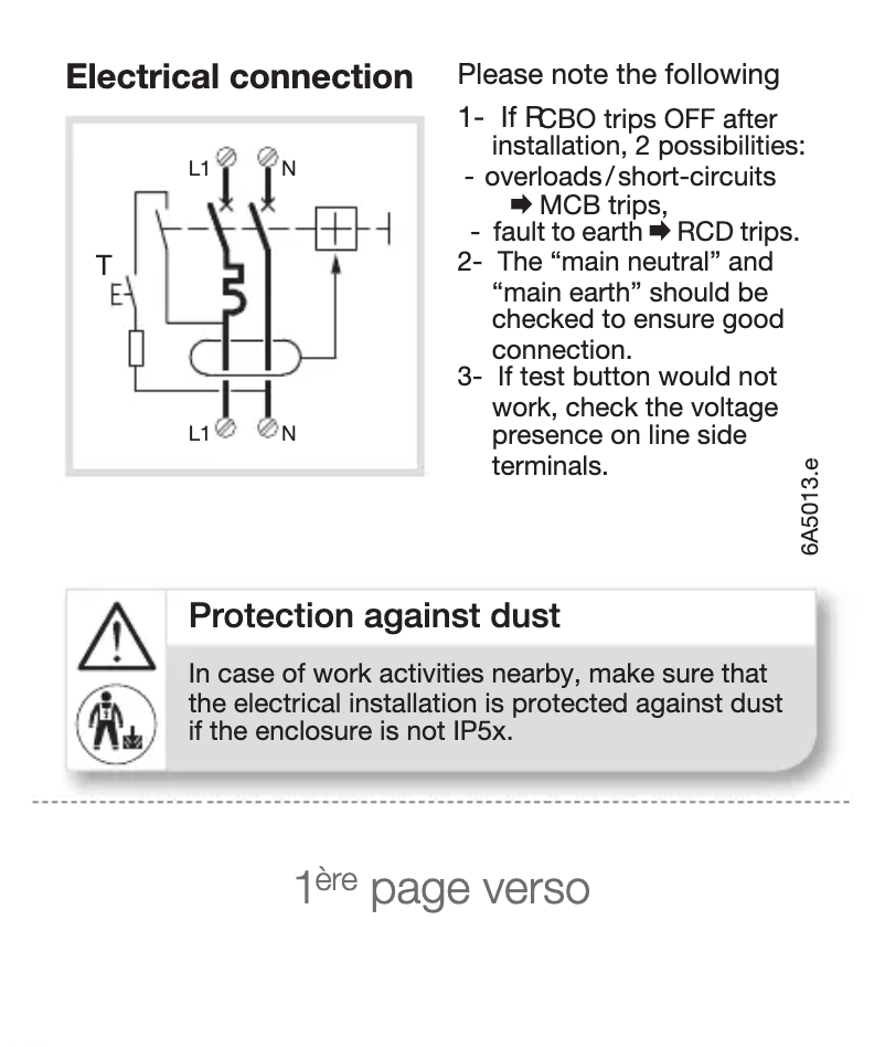 Page n°1 - Manuel utilisateur Hager ACA560T