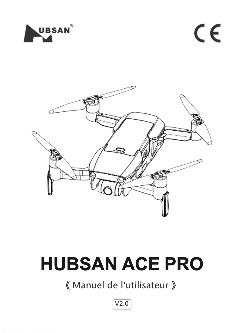 Page 1 de la notice Manuel utilisateur Hubsan Ace Pro