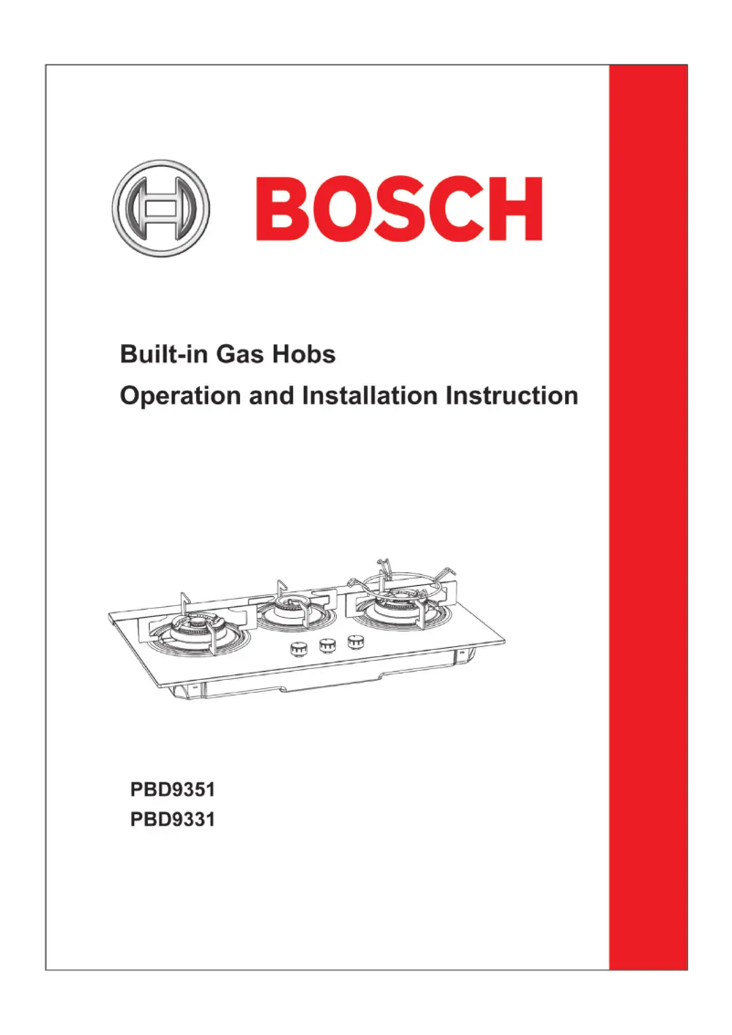 Page 1 of the manual User Manual Bosch PBD9351SG