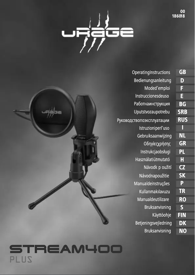 Page n°1 - Manuel utilisateur Hama Stream 400 Plus