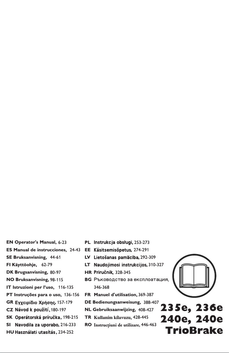 Page n°1 - Manuel utilisateur Husqvarna 240