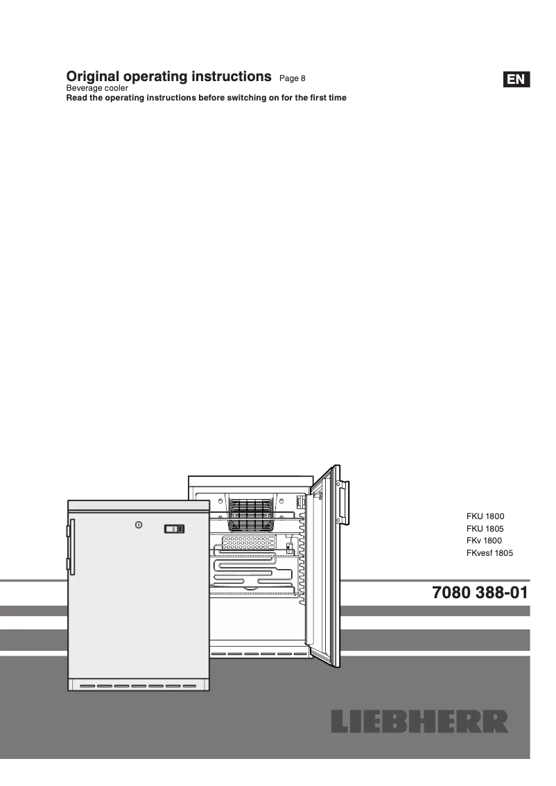 Image de la première page du manuel de l'appareil FKU 1805 Premium