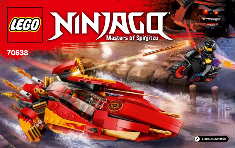 Image de la première page du manuel de l'appareil Ninjago 70638