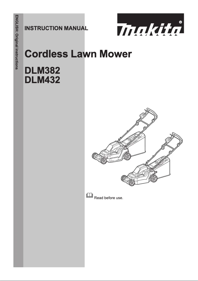 Page 1 of the manual User Manual Makita DLM461