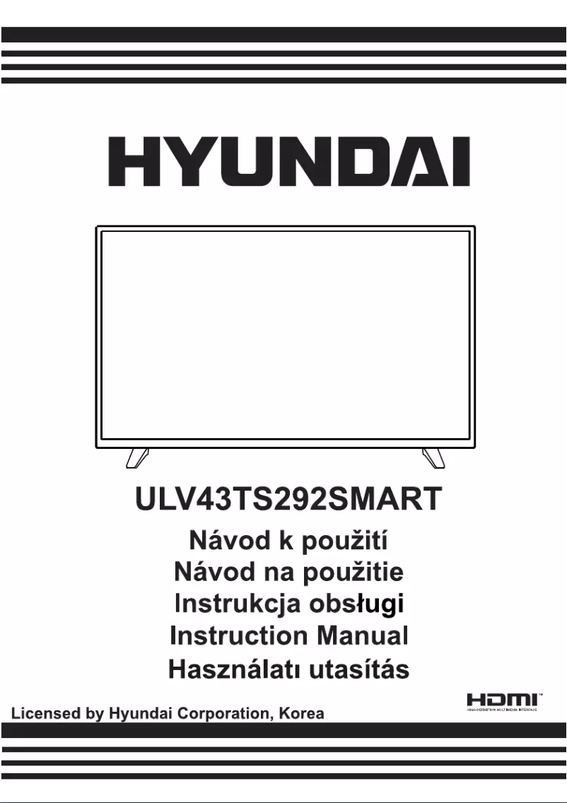 Image de la première page du manuel de l'appareil ULV43TS292SMART