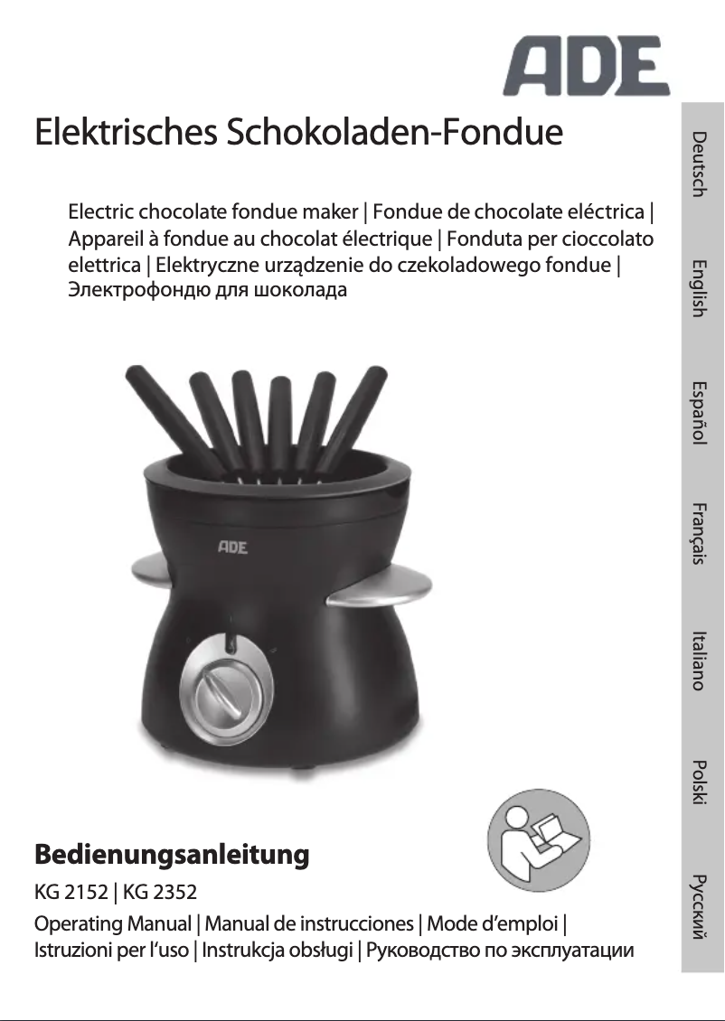 Page n°1 - Manuel utilisateur ADE KG 2152