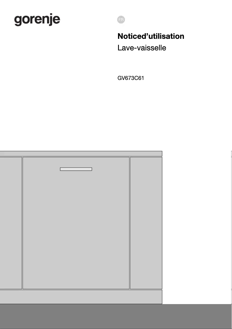 Image de la première page du manuel de l'appareil GV673C61