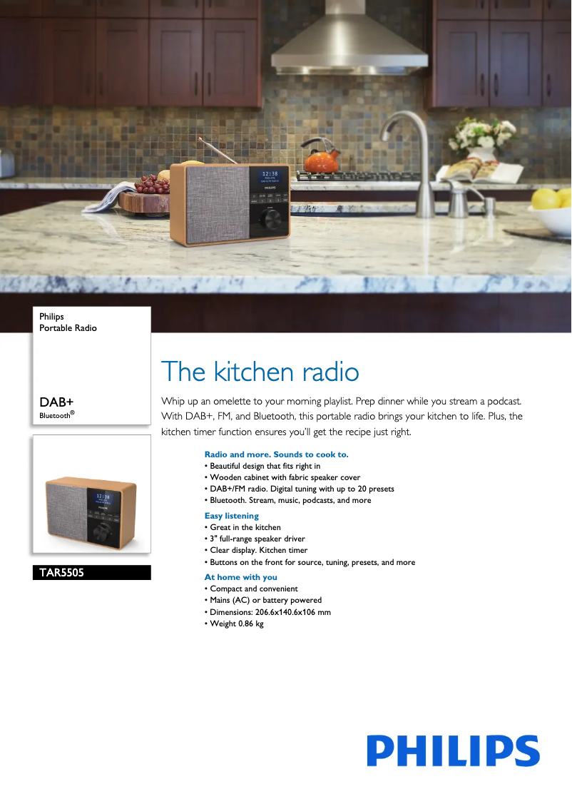 Image de la première page du manuel de l'appareil TAR5505