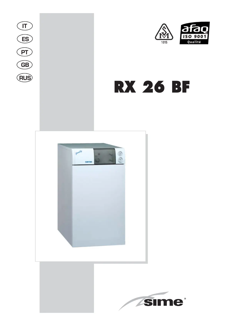 Image de la première page du manuel de l'appareil RX 26 BF