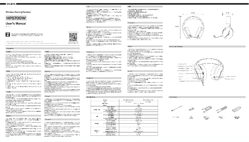 Image de la première page du manuel de l'appareil HPS700W