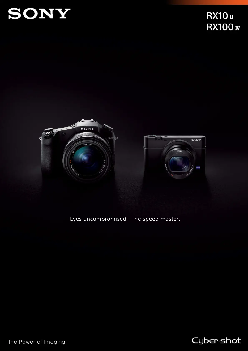 First page image of the manual for Cybershot DSC-RX100M4