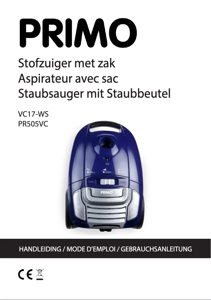 Page 1 de la notice Manuel utilisateur Primo PR505VC