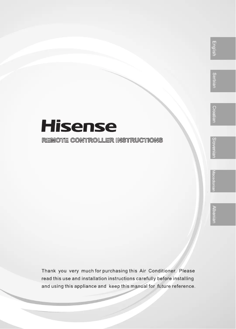 Página 1 del manual Manual de usuario Hisense KB25YR3EG