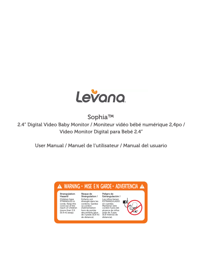 Page 1 de la notice Manuel utilisateur Levana Sophia