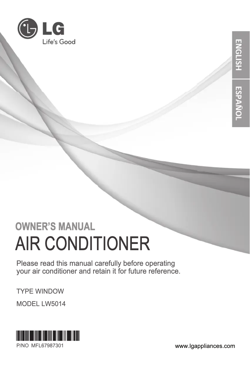 Image de la première page du manuel de l'appareil LW5014