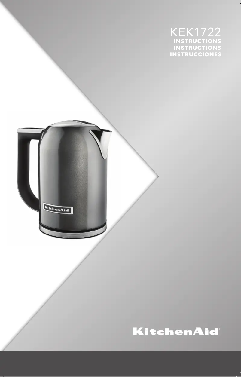 Page 1 de la notice Manuel utilisateur KitchenAid KEK1722CS