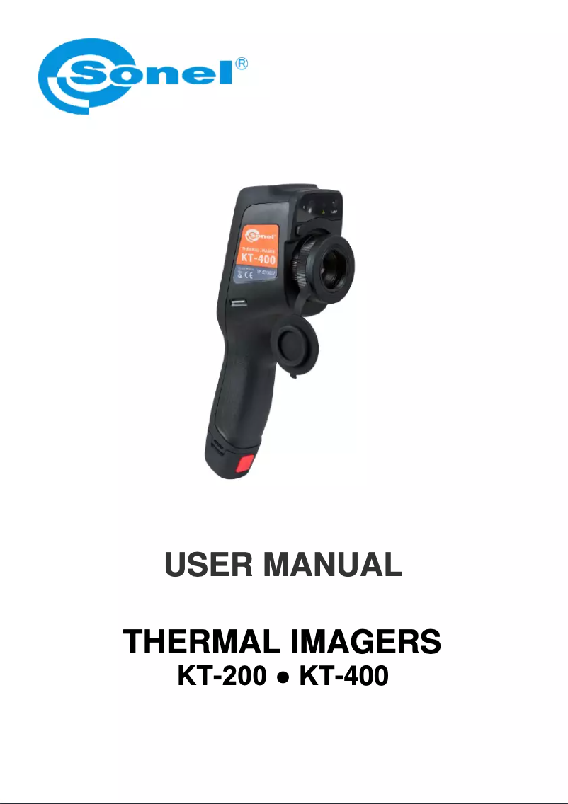 Page 1 de la notice Manuel utilisateur Sonel KT-200