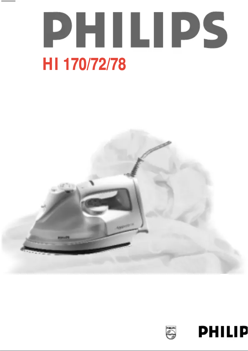 Page 1 de la notice Manuel utilisateur Philips HI170
