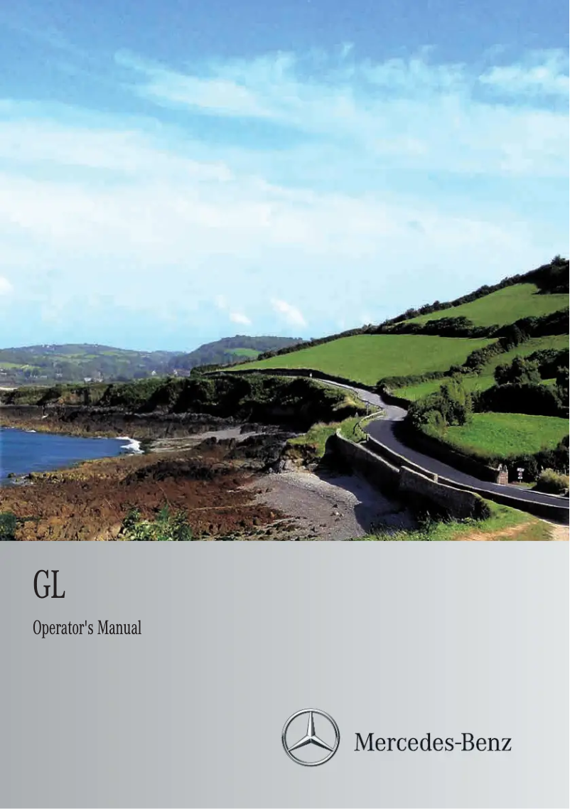 Image de la première page du manuel de l'appareil GL-Class SUV (2013)