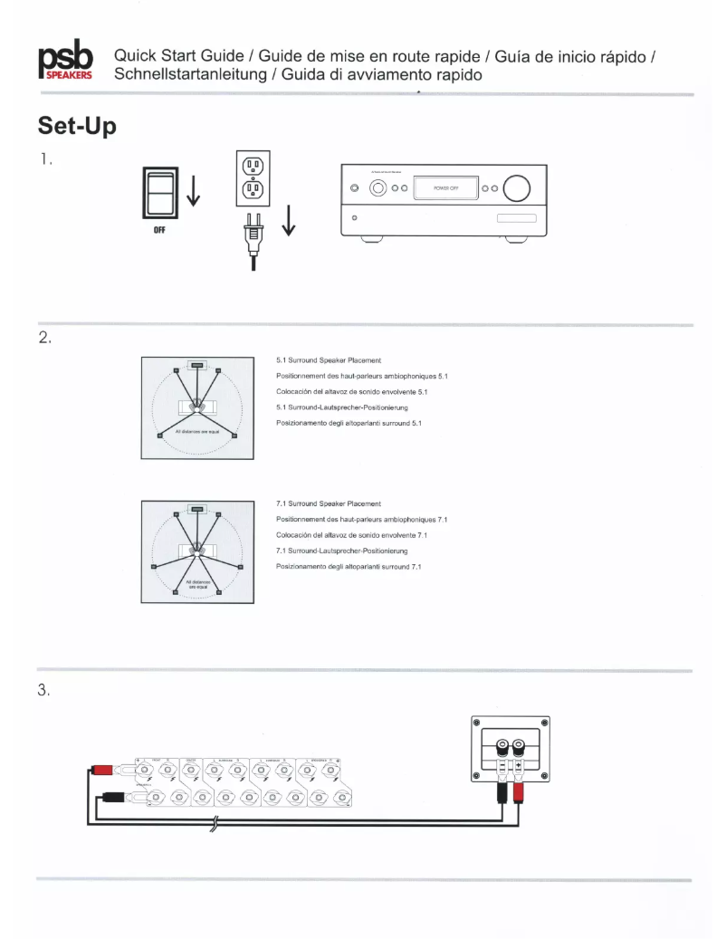 Page 1 of the manual User Manual PSB Imagine X1T