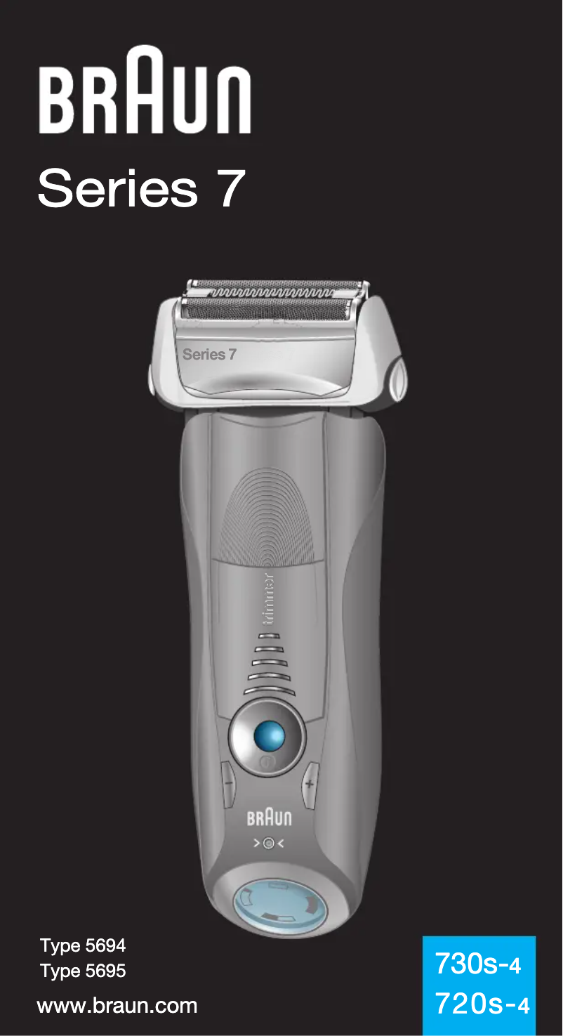 Page 1 de la notice Manuel utilisateur Braun Series 7 720s 4