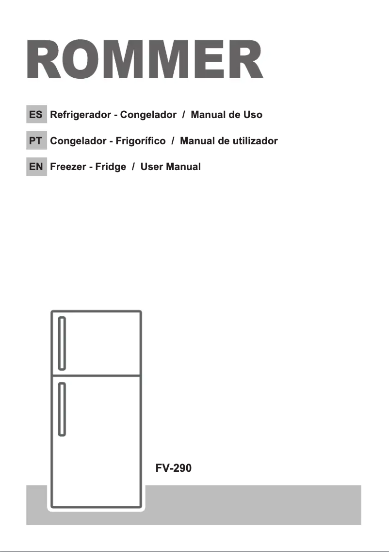 Page n°1 - Manuel utilisateur Rommer FV 290