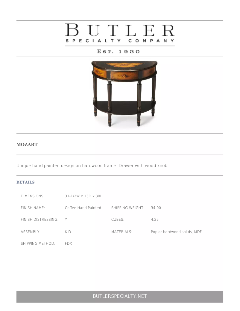 Image de la première page du manuel de l'appareil Mozart 0667059