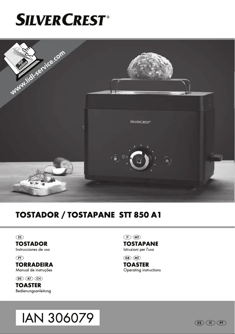 Página 1 del manual Manual de usuario SilverCrest STT 850 A1