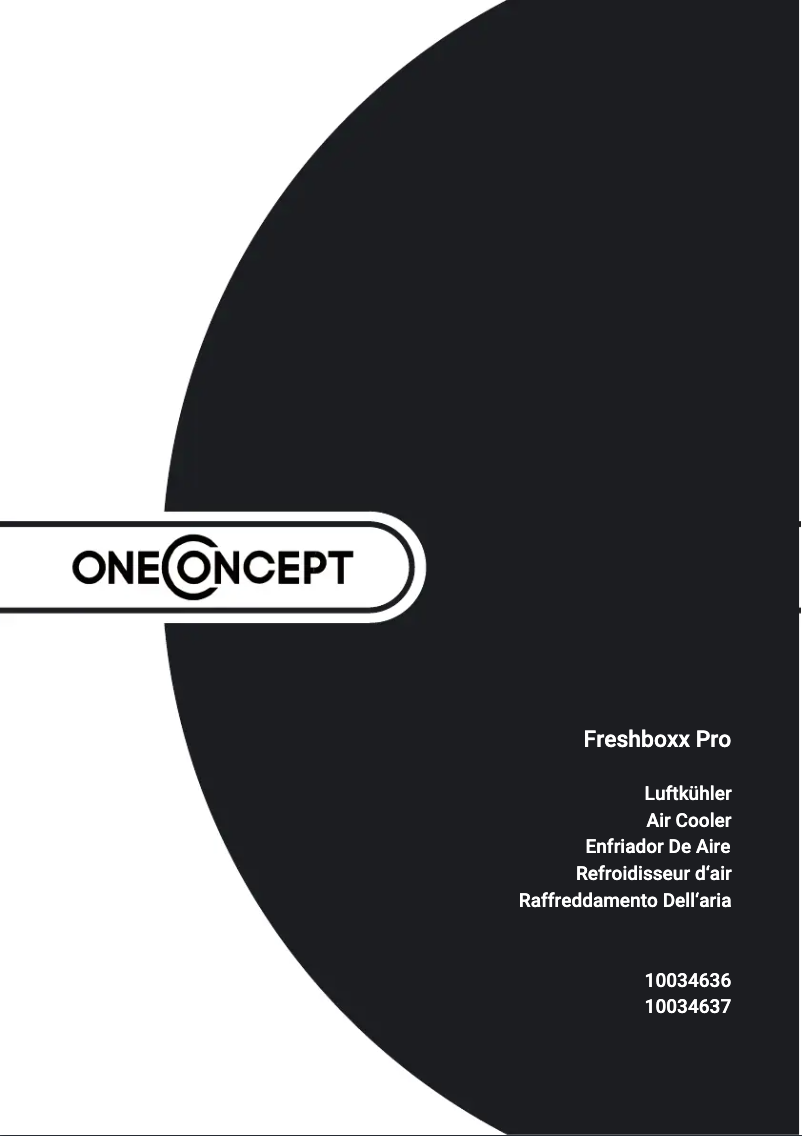 Page n°1 - Manuel utilisateur OneConcept Freshboxx Pro