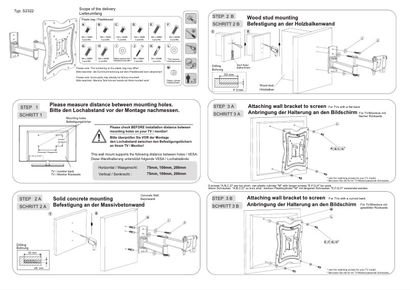 Image de la première page du manuel de l'appareil S2322