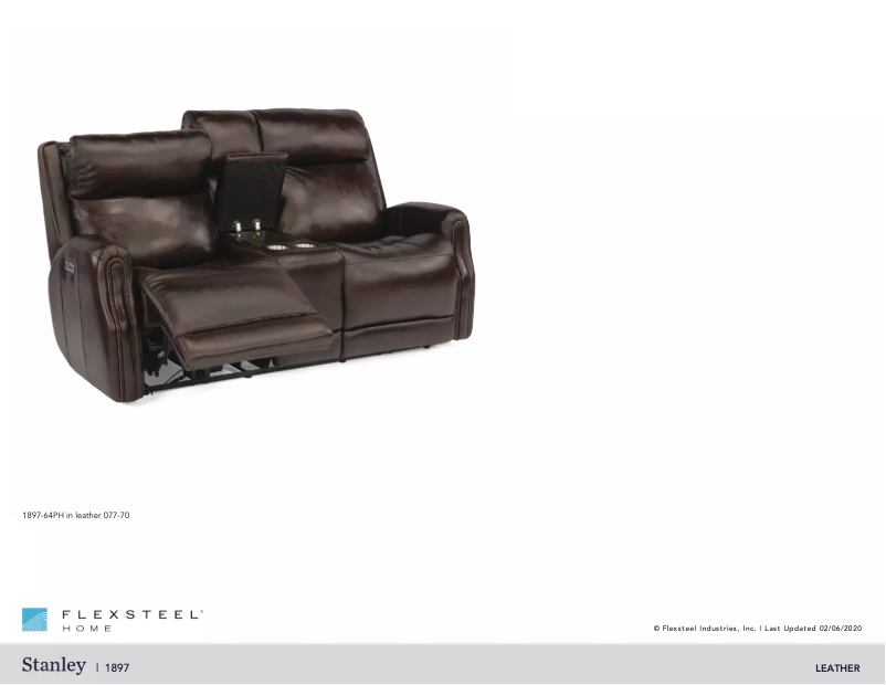 Page 1 de la notice Manuel utilisateur Flexsteel Stanley 1897-64PH